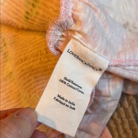 NWT LOVESHACK FANCY norna Pink Floral smocked Dress in ballet pink size XL - Picture 11 of 12